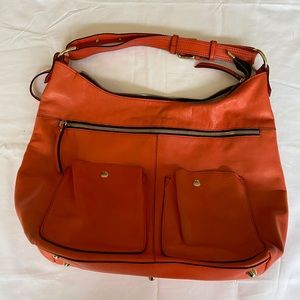 A.Bellucci orange leather purse